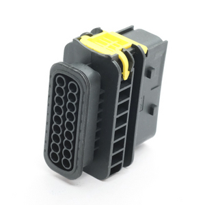 АМР 1-1564412-1. РАЗЪЁМ ШТЫРЕВОЙ 18-ТИ КОНТ. HDSCS MCP 1,5 , С СДВИЖНЫМ ФИКСАТОРОМ.