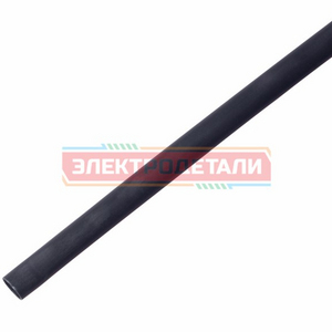 Термоусадка черная 8.0/4,0 мм 1м